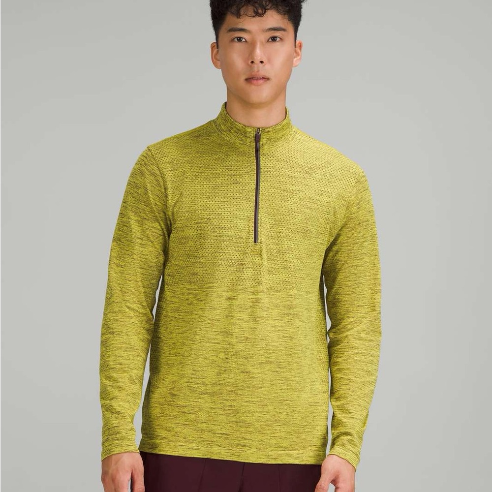 Lululemon Metal Vent Tech Quarter Zip Pullover Long Sleeve Shirt Small EUC